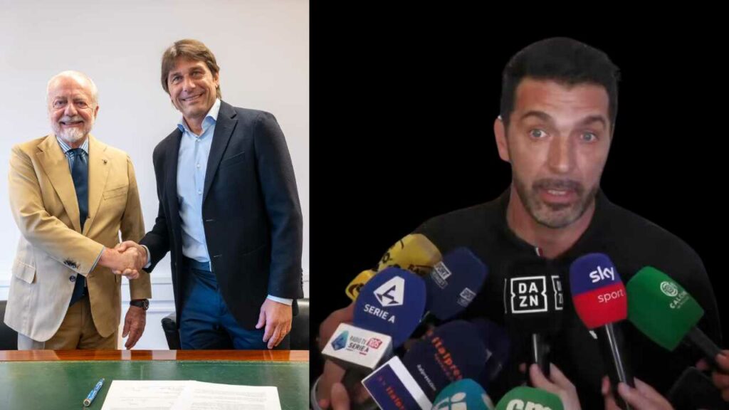 Il pronostico di Buffon sul Napoli di Conte: “Vi dico già dove arriverà”